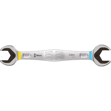 Wera 05020261001 6002 Chiave Joker a forchetta doppia, 22 - 24 x 261 mm