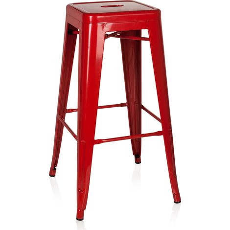 Barhocker VANTAGGIO HIGH metallic rot hjh OFFICE