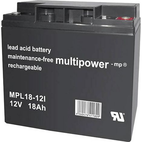 [NEUWERTIG] B-Ware Multipower Bleiakku Akku Speicher Mpl18 12 Blei Vlies Agm Wiederaufladbar (1/2)