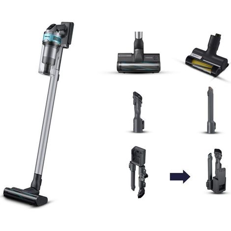 Samsung VS20B75AGR1 GE Aspiratore a Stick Senza Fili Nero Menta