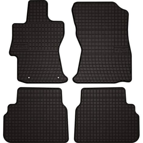 Gummifußmatten für: Subaru Impreza V Schrägheck, Kombi (2016–2023) – schwarz, passgenau (1/5)
