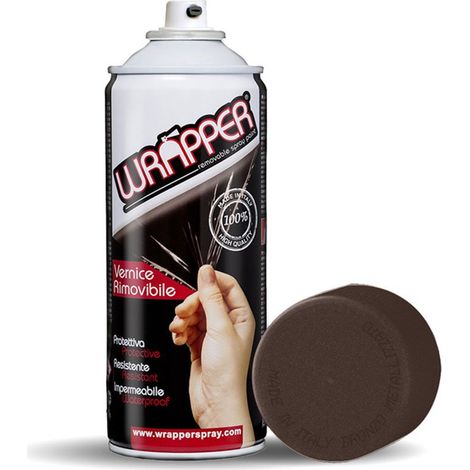 Wrapper Spray Vernice Removibile Tinta Metallizzata - Colore: BRONZO