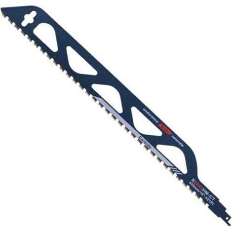 pair Aiperq Lame de scie sabre en acier au carbure de tungstène pour métal, bois, pierre, accessoires de scie sabre pour béton cellulaire, brique, béton, plaque de ciment, longueur (455mm (S2243HM)) (1/4)