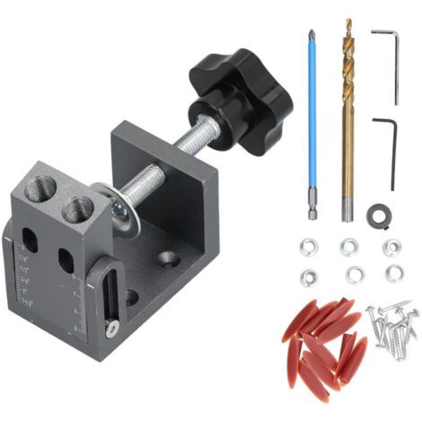 BUNTHAUS 32 outils de localisation de trous obliques à 15 degrés, foret haute résistance et durable.