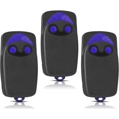 3 Pièces Remplacement pour télécommande NICE, télécommande portail 433,92MHz 2 canaux, compatible avec Flo1r-s, Flo2r-s, Flo4r-s (1/4)