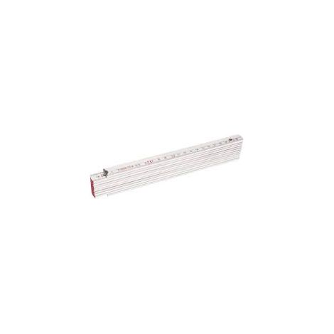 PL DOPPIO METRO IN LEGNO 10 ASTE 16 MM BIANCO- 6,0 pz