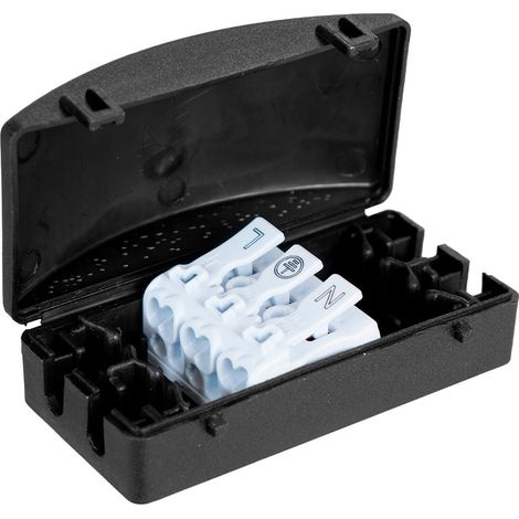 Caja de Conexión para Iluminación IP20 Black Series Solera (Retractilado) BK-L3P (1/2)