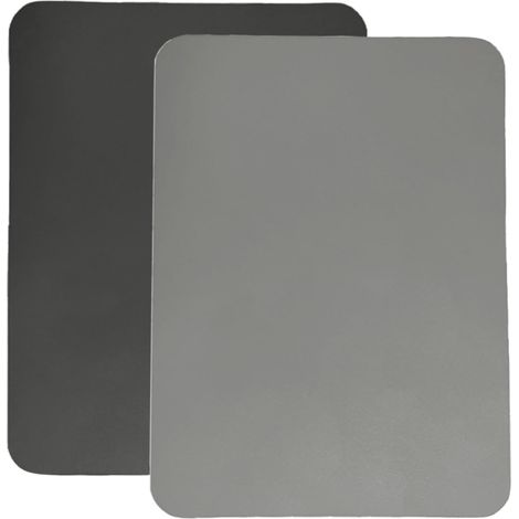 Lot de 2 Tapis Vaisselle Absorbant 30x40cm Gris Clair et Foncé, Antidérapant, Pliable, Tapis de Séchage Rapide pour Comptoir de Cuisine, Bar, Machine à Café (1/5)