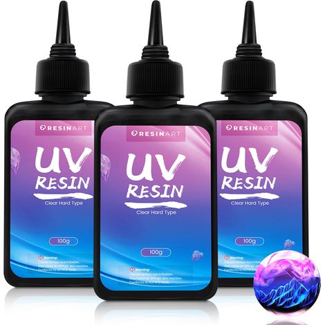 Résine UV transparente - 300 g - Résine haute luminosité, haute performance, économie d'énergie garantie (1/5)
