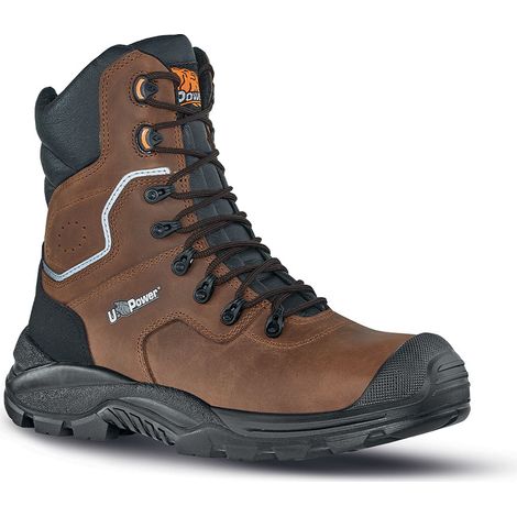 Chaussures de sécurité hautes CALGARY UK S3 SRC - Marron/Noir 42 (1/3)