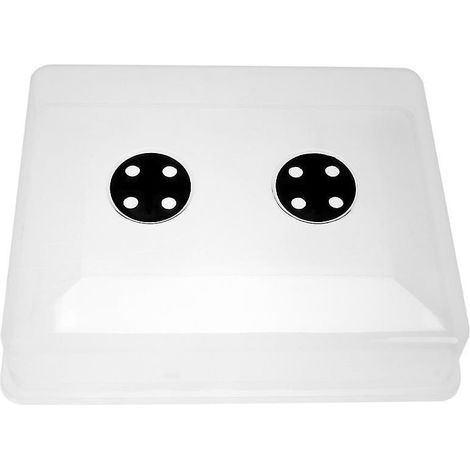 Couvercle transparent pour pot de fleurs (1 pièce)
