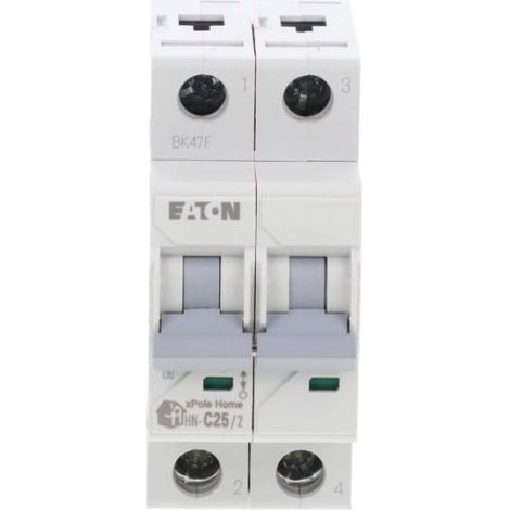 Interruttore automatico 2P C 25A 6kA AC xPole Home HN-C25/2 194873