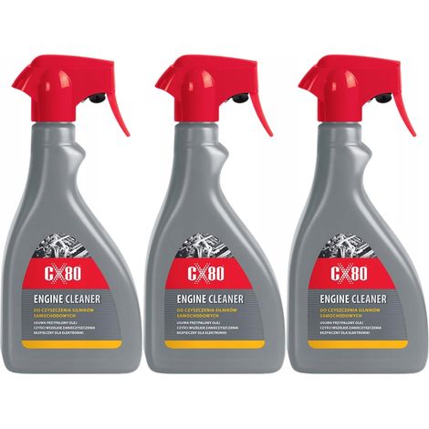 Limpiador de motor CX80 - Spray limpiador de motor 600 ml x 3