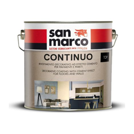 Continuo top glossy finitura trasparente bi-componente acriluretanica lt. 1,3