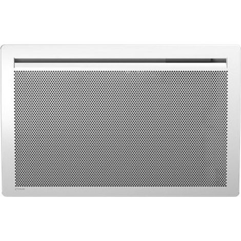 Intuis – Panneau rayonnant horizontal 1000W – Aluminium – Installation murale – Commande LCD avec 3 programmes – Détection fenêtre ouverte - M169113