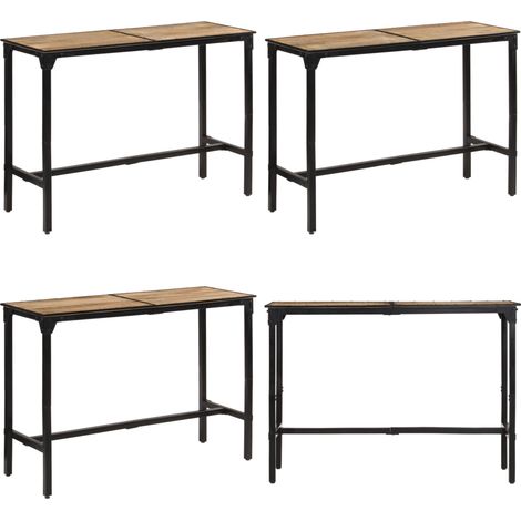 Bartisch 150x55x107 cm Raues Massivholz Mango - Bartisch - Mangoholz - Essbereich - Kücheninsel - Wohnzimmer - Home & Living (1/5)