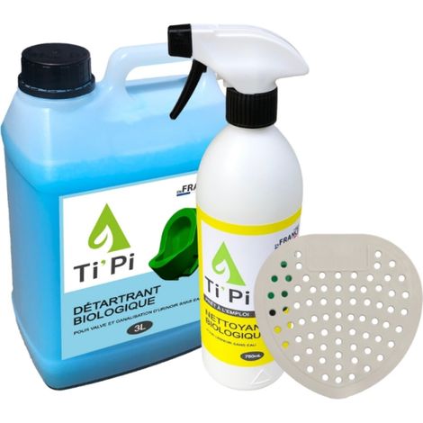 Kit d'entretien pour urinoir sans eau TI'PI tranquillité 1 an