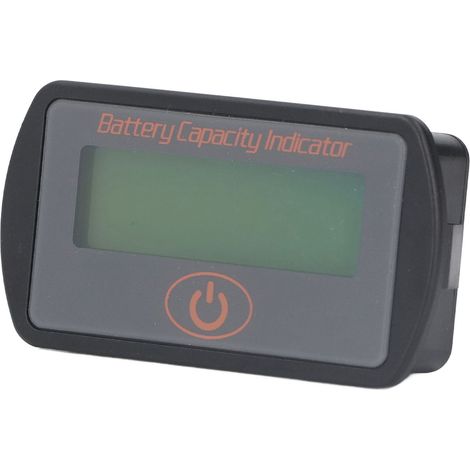 Indicateur de batterie portable, léger et compact, avec écran LCD, affichage de la capacité et de la tension (8-63 V, 48 V). (1/5)