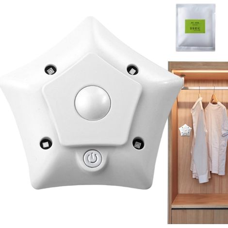 Intelligente UV-Lampe Für Toilette - Wiederaufladbare Badezimmer UV Lampe Mit Klebefläche - Multifunktionale Klebefähige Nachtbeleuchtung & Reinigungszubehör Für Toilettensitz Schrank (1/5)