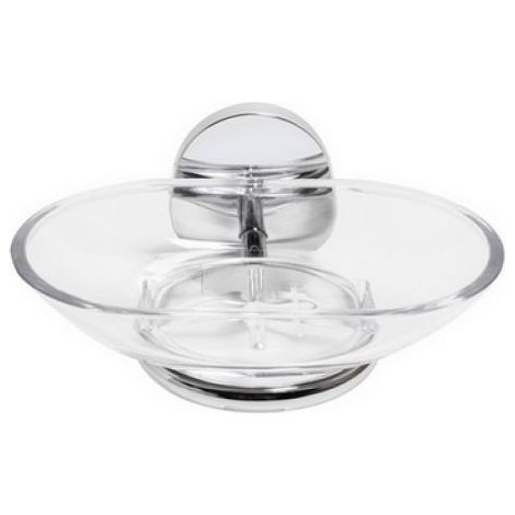 PORTA SAPONE MOD. BIRD Cromo cm 12,5 x h.6,2 x 11,0