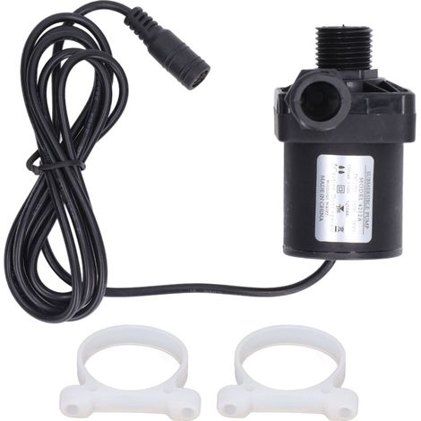 Small Submersible Pump Safe Stable Performance Power Saving Quiet Fountain Water Pump DC12V 20W 800L/h