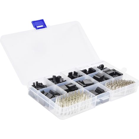 620-teiliges Crimp-Stiftleisten-Set, 2,54-mm-Stiftsteckergehäuse-Sortiment, 18–26 AWG, 250 V, 3 A (1/5)