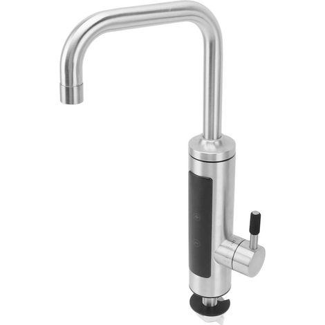 Robinet chauffant électrique intelligent à thermostat de fréquence, double usage (cuisine et salle de bain), prise US 110 V. (1/5)