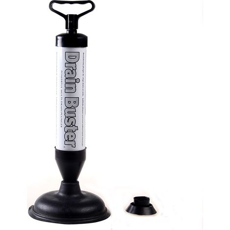 Potente desatascador desatascador para lavabos, desagües e inodoros, para baños, sanitarios, bañeras y duchas.