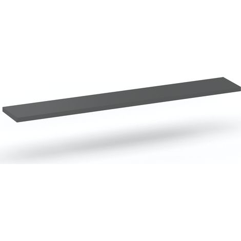 Libreria sospesa Loft grigia, 100 cm