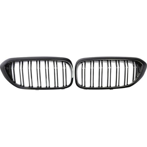 Rejilla delantera negra brillante para BMW Serie 5 G30 G31 G38 M5 (2017-2020) 51137390863 51137390864