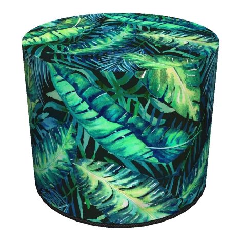 Puf impermeable Codura para hogar y jardín - Diseño Calipso, elegante, cómodo, estable, con cremallera, 40 cm, Bertoni (1/5)