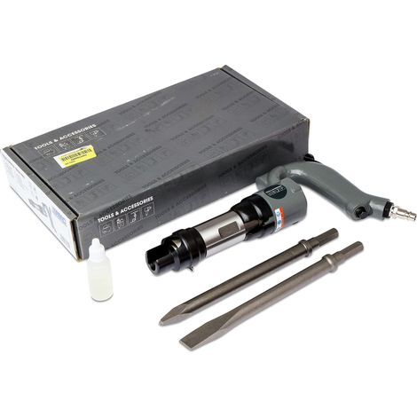Marteau Burineur 12 mm - Burin Pointu et Plat Inclus - Pour Applications Difficiles Sur Chantiers de Construction - Poids : 2.6 kg (1/5)