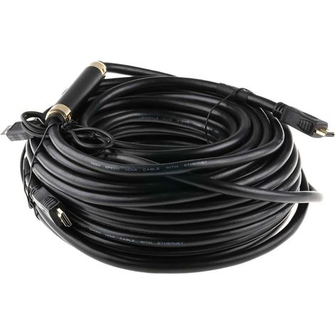 Câble HDMI RS PRO 25m, HDMI vers HDMI, HDMI Mâle HDMI Mâle ( Prix pour 1 ) (1/4)