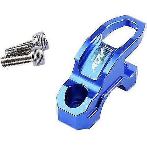 Accessoires CNC pour moto : support de maître-cylindre de frein, pince, crochet pour sac, support pour casque pour Honda Adv150 Adv350 Adv 350 150 (bleu) (1/5)