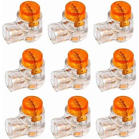 Fonepro Lot de 200 connecteurs de câble K1 avec gel d'étanchéité pour 2 fils (1/5)