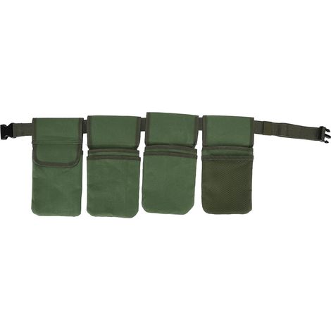 Sacoche de ceinture pour outils de jardin, organisateur de rangement en toile robuste, pour hommes et femmes (1/5)