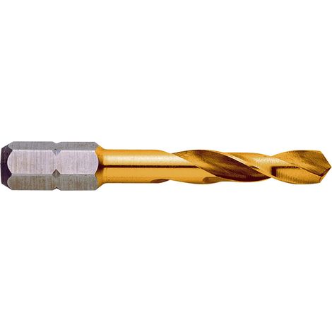 Exact 50876  HSS Metall-Spiralbohrer  3.5 mm Gesamtlänge 40 mm  DIN 3126 1/4" (6.3 mm) 1 St.