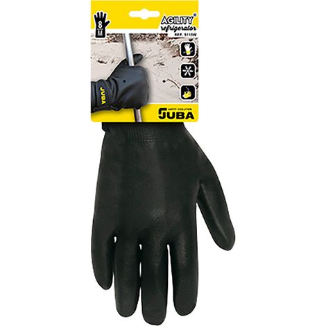 Guante trabajos en frío nitrilo foam/forro polar talla 11 juba (1/3)