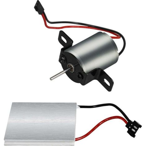 1 Kit moteur universel, accessoire ventilateur cheminée, avec poulie et tournevis, pour réparation foyer (1/5)