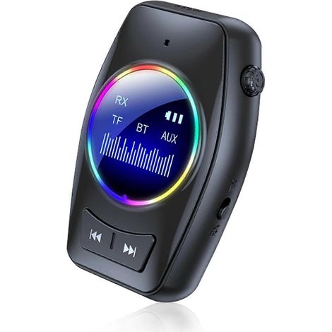 Émetteur et récepteur Bluetooth 5.4 (2026), adaptateur Bluetooth AUX 2 en 1 pour avion, compatible avec les casques sans fil, prise audio sans fil 3,5 mm (1/5)