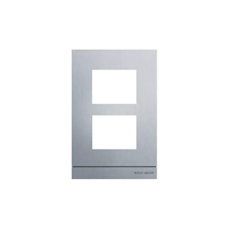 BUSCH-JAEGER 41392CF-A-03 FRONTPLATTE AUDIO 1/2, ALUMINIUM (2TMA200160A0032)