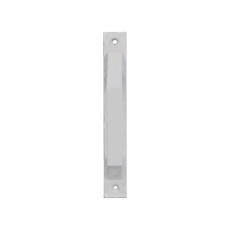 Poigne droite en aluminium blanc pour portes coulissantes or amovibles - 200 x 24 x 43 mm Poigne funktionale und komfortable