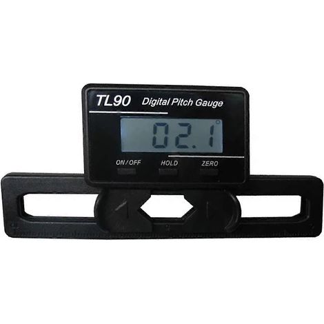 TL90 Jauge de pas numérique LCD, outil de mesure d'angle des pales d'hélice, rétroéclairage, capteur gyroscopique, taille ST250-800, hélicoptère (1/5)