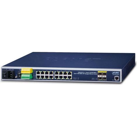 PLANET IGS-5225-16T4S switch Gestionado L2+ Gigabit Ethernet (10/100/1000) 1U Azul