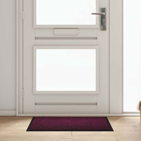 Fußmatte Bordeaux 80 x 60 x 1,2 cm Teddystoff