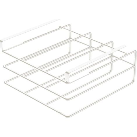 Plafonnier Cristal Support Planche Découpe - 1 Unité - Inox - sans Perçage - Rangement sous Meuble - 27x26cm (1/5)