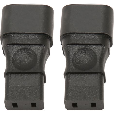 Adaptateur secteur IEC320 C14 vers C9 mâle/femelle 6 A 250 V pour PDU, serveur, UPS (lot de 2) (1/5)