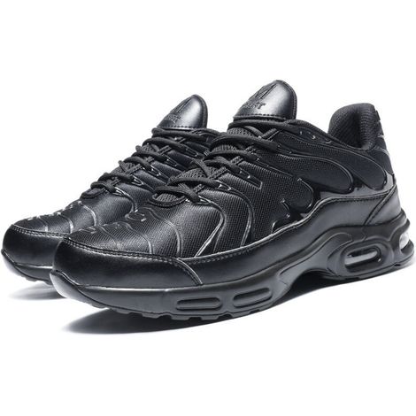 Ulisem Chaussures à Bout en Acier pour Hommes Chaussures de Travail Légères et Confortables Antidérapantes,Noir,42 (1/4)