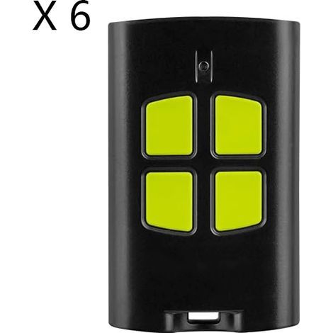 Applicable à Lot de 6 Télécommandes de Portail 4 Canaux (433,92 MHz) - Code Roulant Avancé 128 bits, Compatibles avec Benincà TO.GO4VA (1/5)