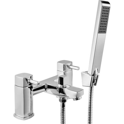 Deva Wexford Pillar Mounted Bath Shower Mixer Tap - Chrome (1/3)